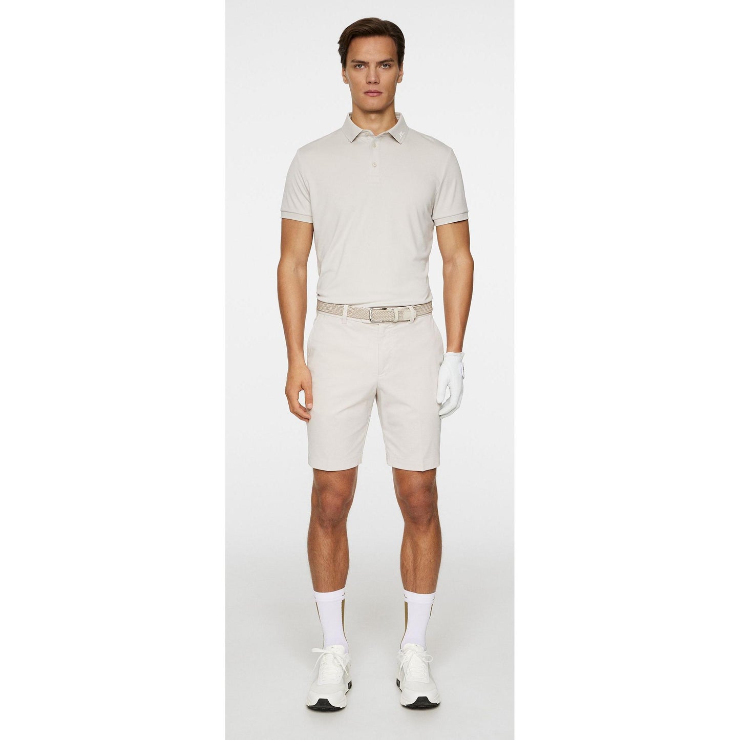 J.Lindeberg KV Polo, Moonbeam, pánské golfové tričko