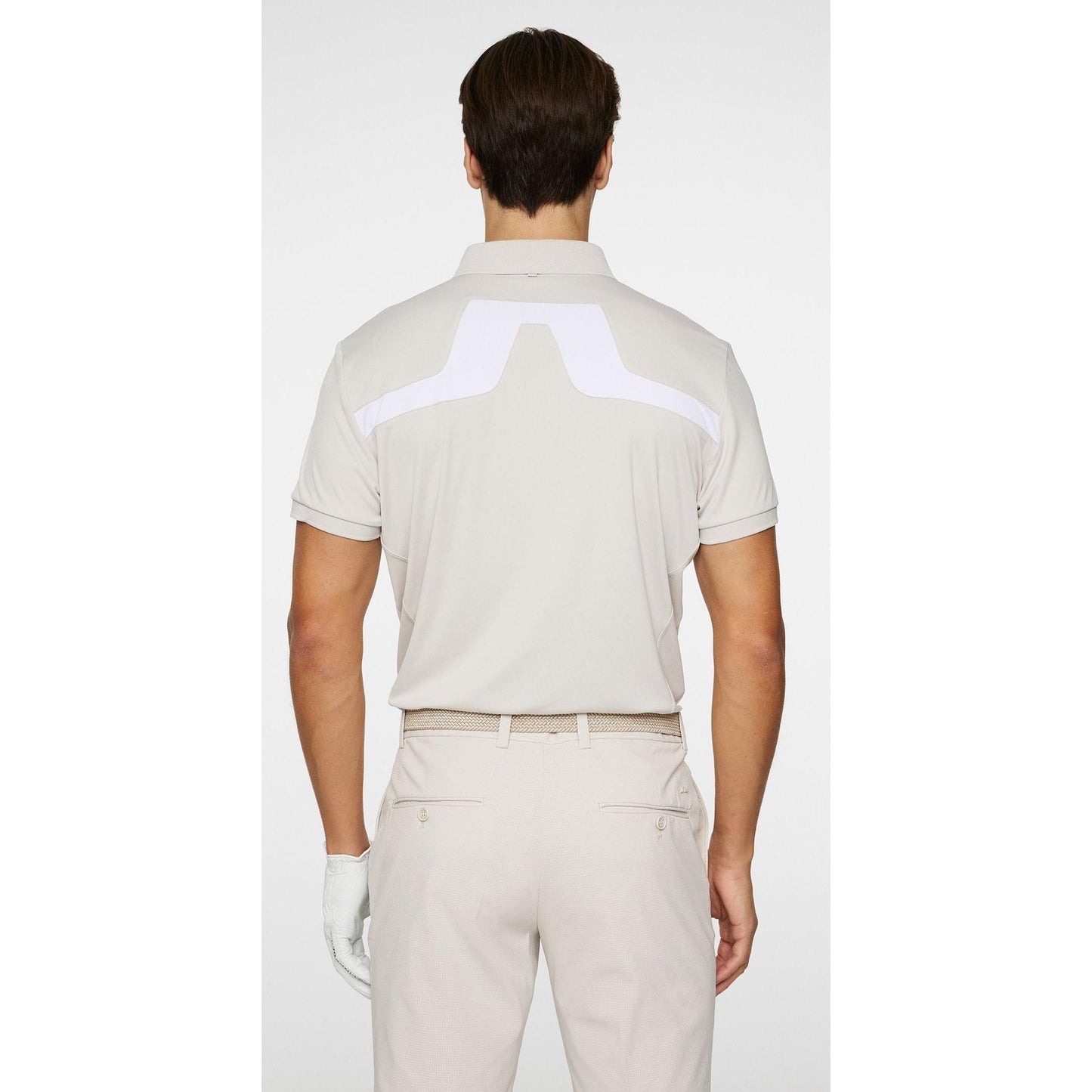 J.Lindeberg KV Polo, Moonbeam, pánské golfové tričko