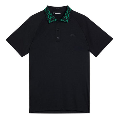 J.Lindeberg Rui Regular Fit Polo Black