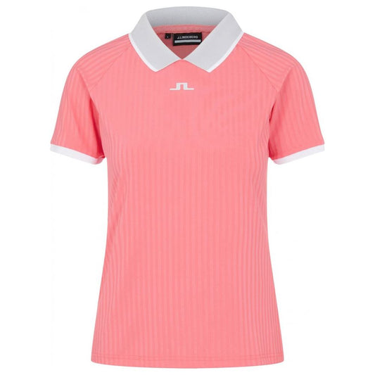 J.Lindeberg Sevina Golf Polo, Tropical Coral