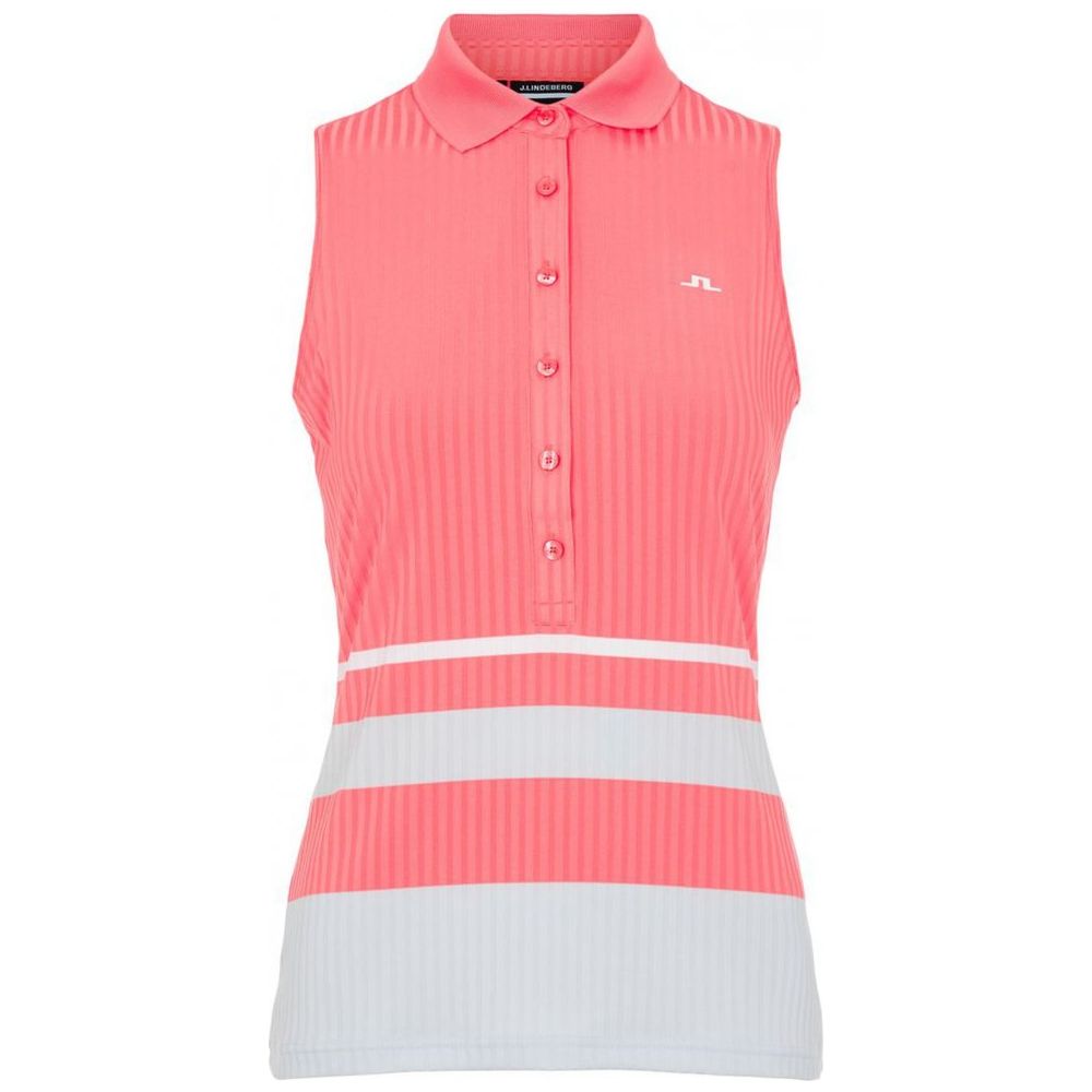 J.Lindeberg Tess Sleveeless Golf Top, Tropical Coral