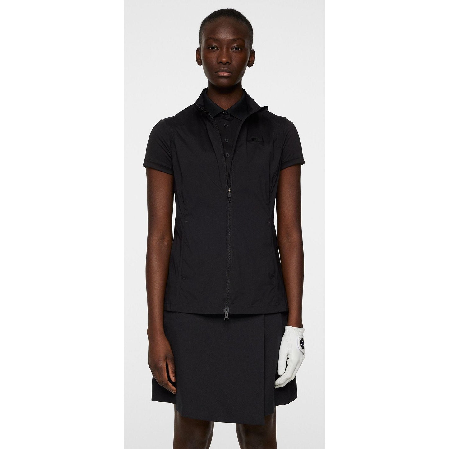 J.Lindeberg Thorine Vest, Black, dámská golfová vesta