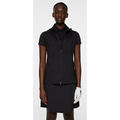 J.Lindeberg Thorine Vest, Black, dámská golfová vesta