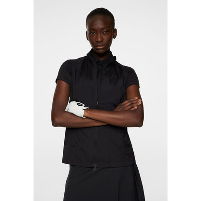 J.Lindeberg Thorine Vest, Black, dámská golfová vesta