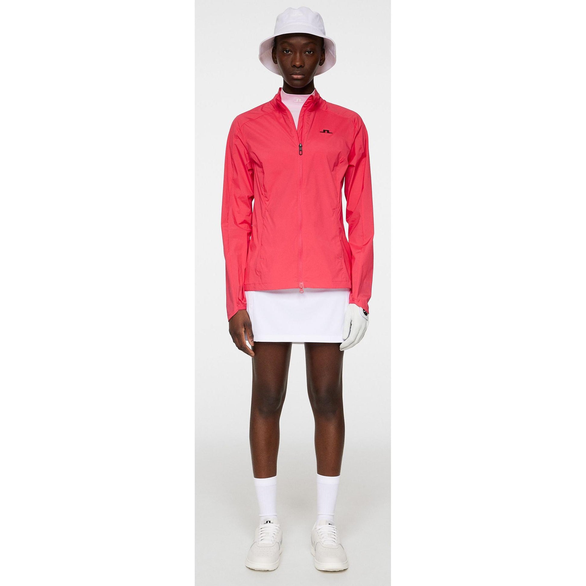 J.Lindeberg Thorine Wind Jacket, Azalea, dámská golfová bunda