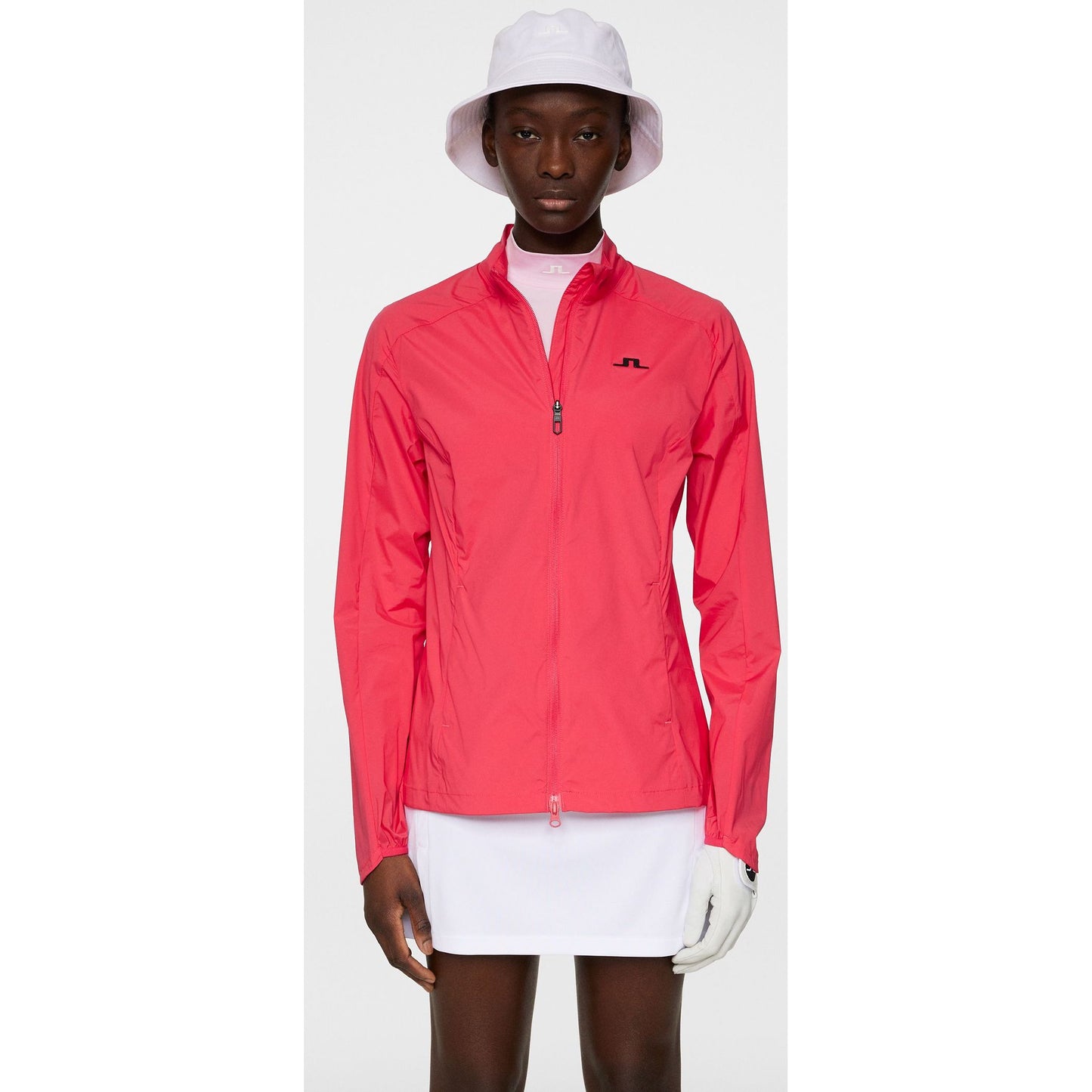 J.Lindeberg Thorine Wind Jacket, Azalea, dámská golfová bunda