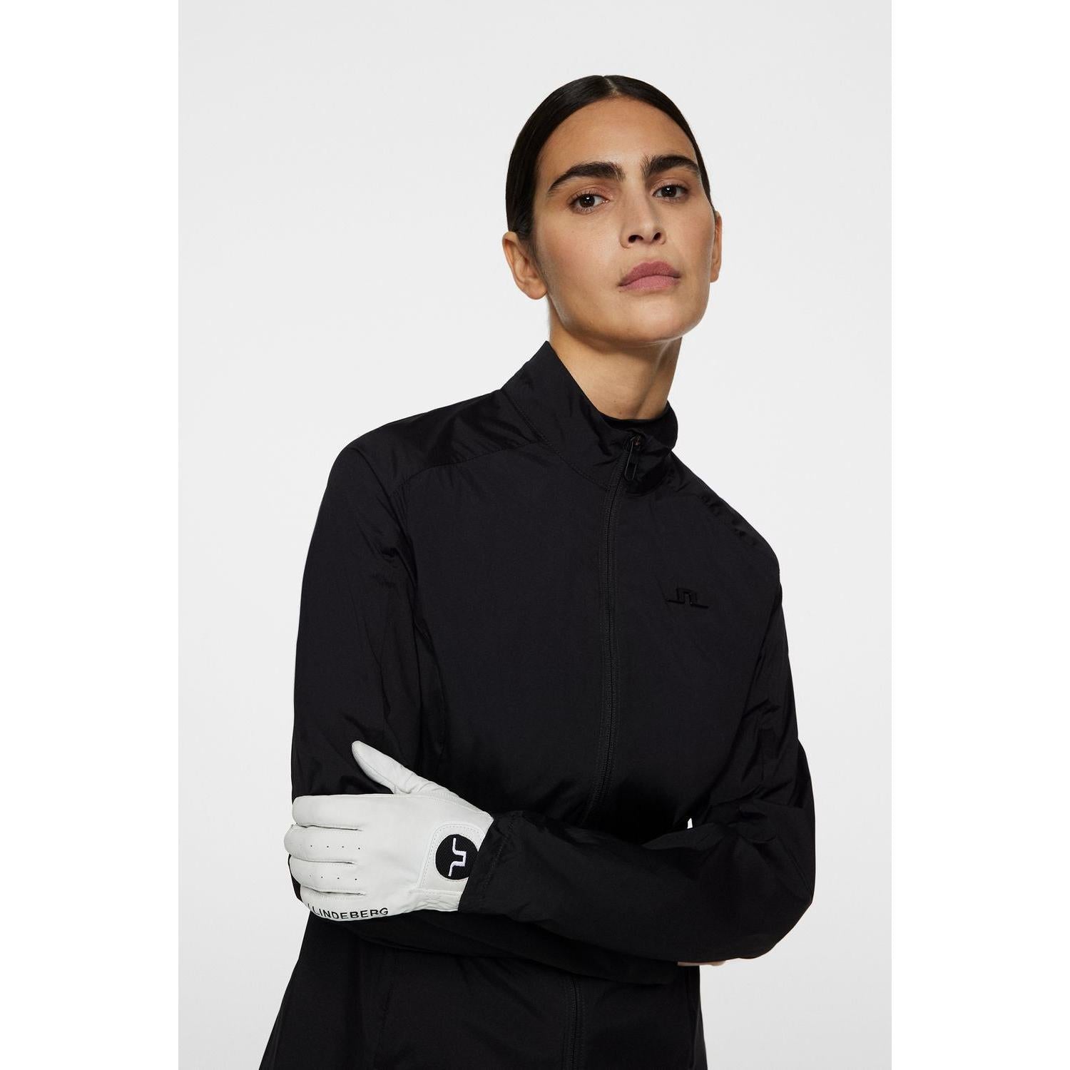 J.Lindeberg Thorine Wind Jacket, Black, dámská golfová bunda