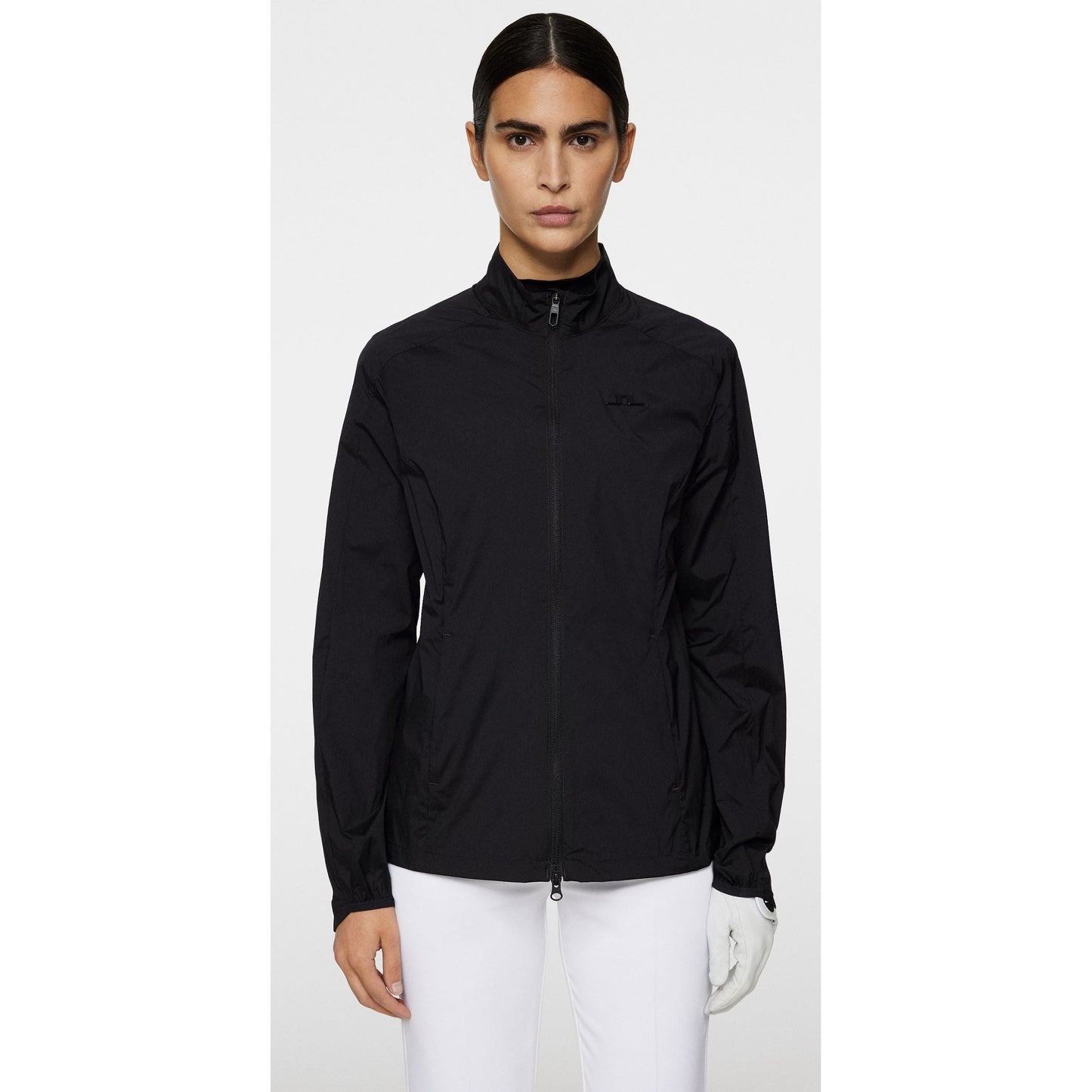 J.Lindeberg Thorine Wind Jacket, Black, dámská golfová bunda