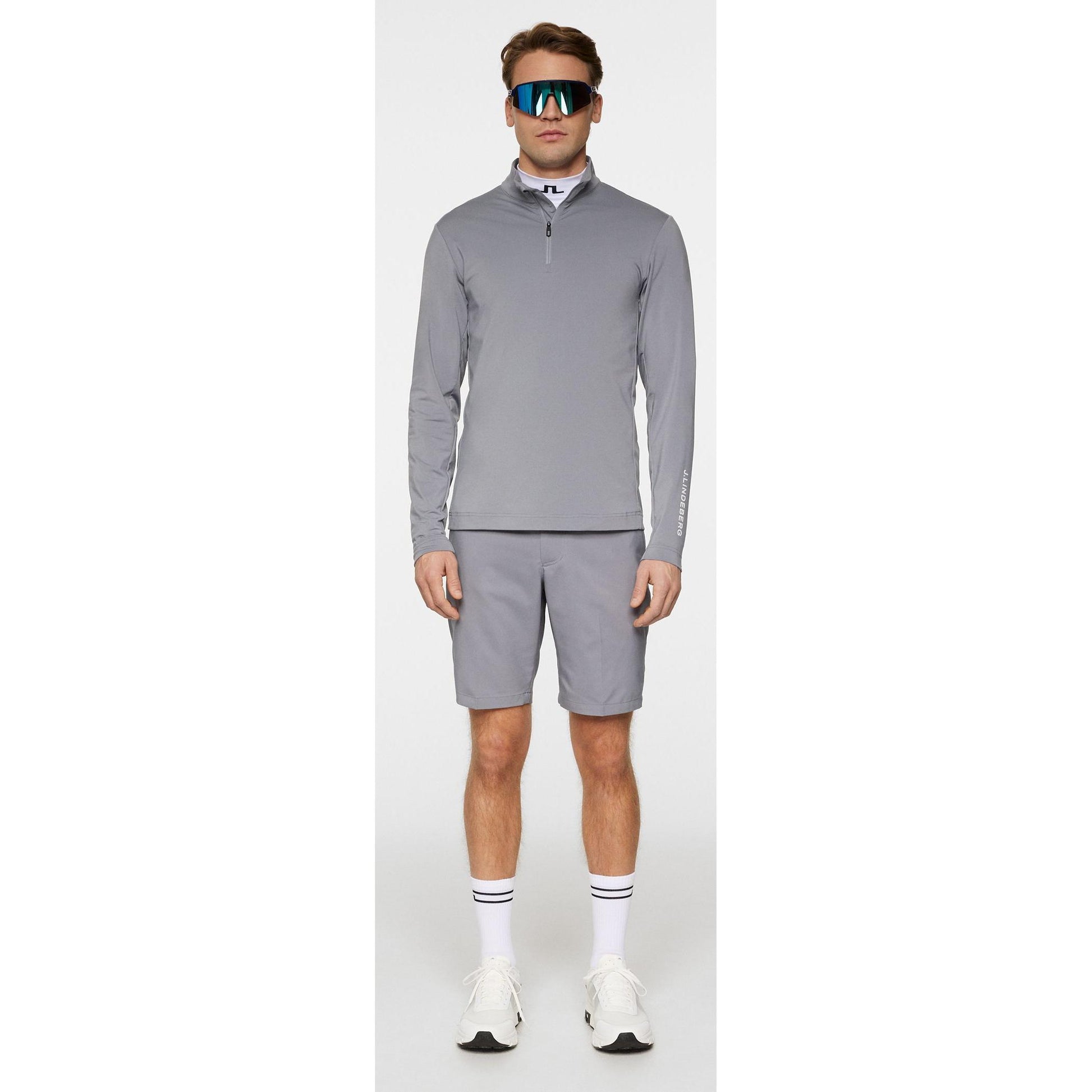 J.Lindeberg Tour Tech Mid Layer, Night Owl, pánská golfová mikina