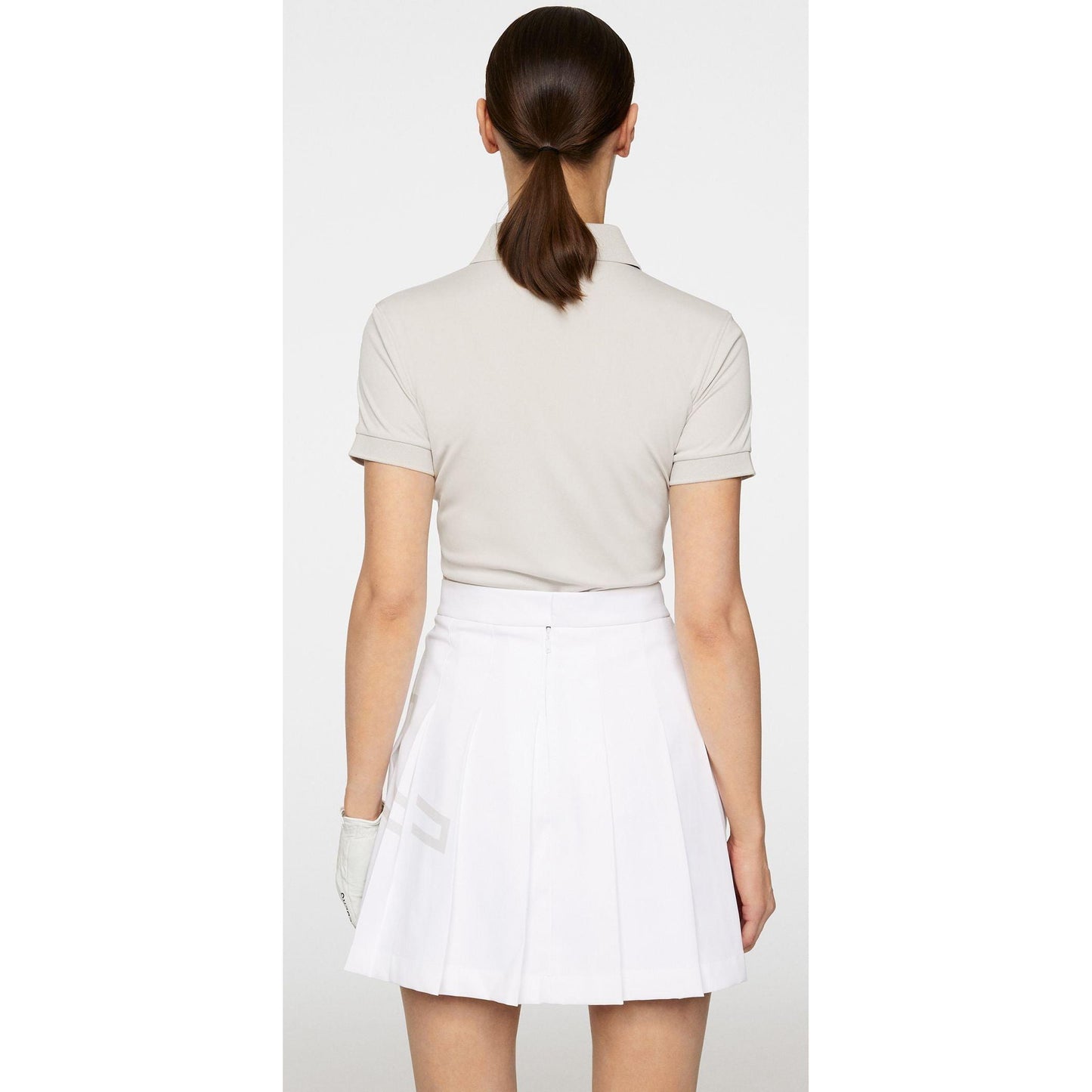 J.Lindeberg Tour Tech Polo, Moonbeam, dámské golfové tričko