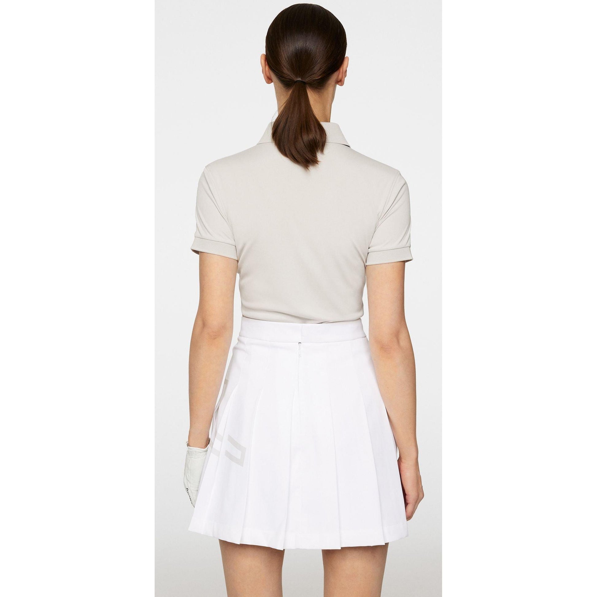 J.Lindeberg Tour Tech Polo, Moonbeam, dámské golfové tričko