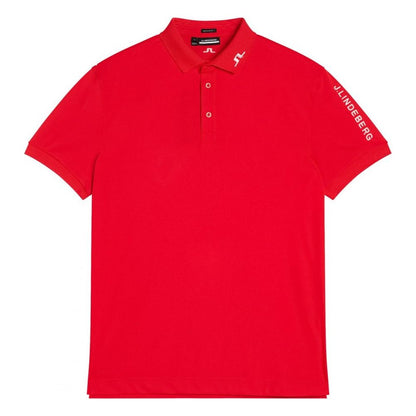 J.Lindeberg Tour Tech Reg Fit Polo Fiery Red
