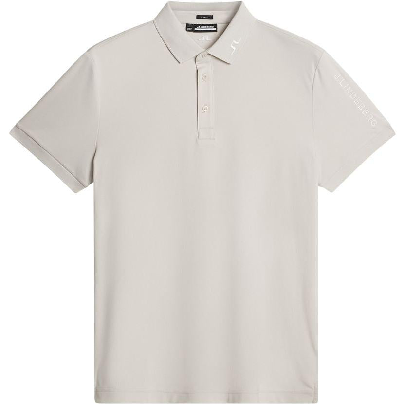 J.Lindeberg Tour Tech Slim Fit Polo, Moonbeam, L, pánské golfové tričko