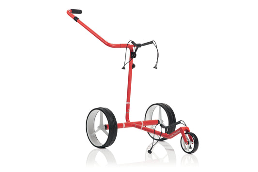 Jucad Carbon Travel Royal Rosso 3.0, červený elektrický golfový vozík