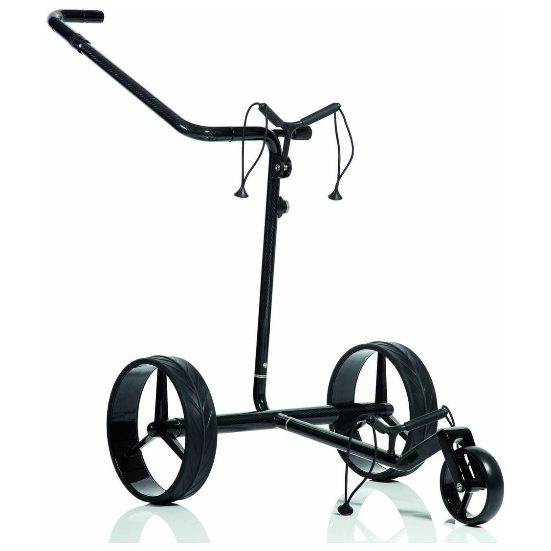 Jucad Carbon Travel 2.0, Shiny Black, elektrický golfový vozík