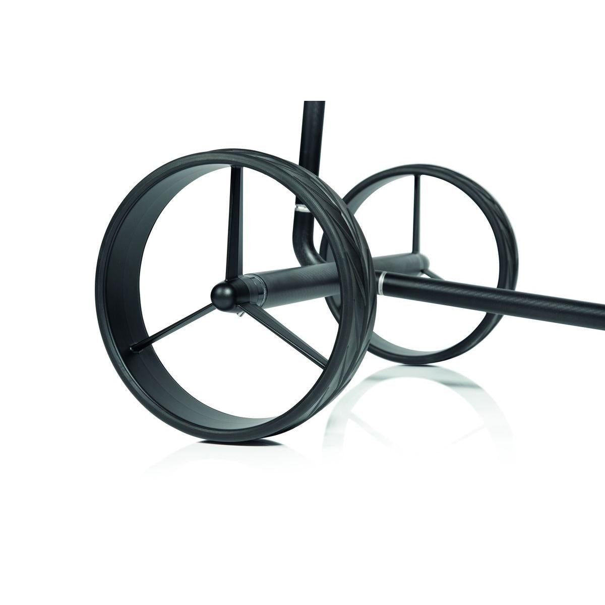 Jucad Carbon Travel Nero SV 2.0 Matt Black, elektrický golfový vozík