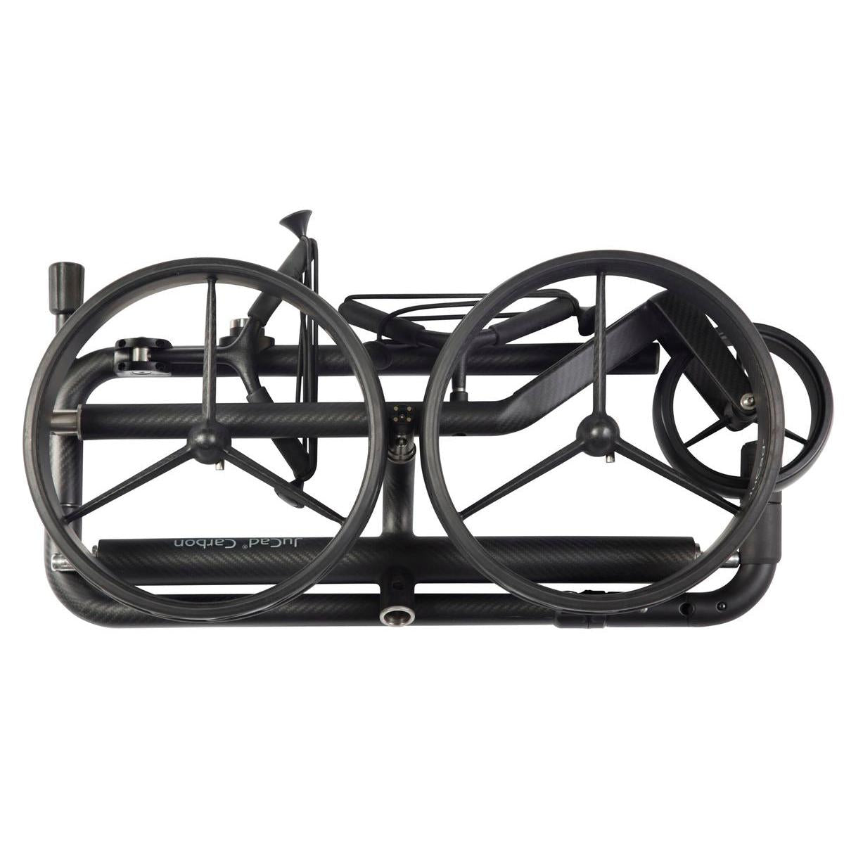 Jucad Carbon Travel Nero SV 2.0 Matt Black, elektrický golfový vozík