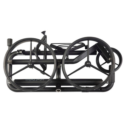 Jucad Carbon Travel Nero SV 2.0 Matt Black, elektrický golfový vozík