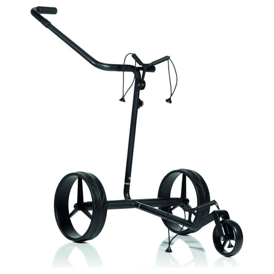 Jucad Carbon Travel Nero SV 2.0 Matt Black, elektrický golfový vozík