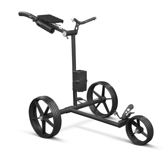 Kiffe K1 Straight, Matná černá, T-Handle, elektrický golfový vozík
