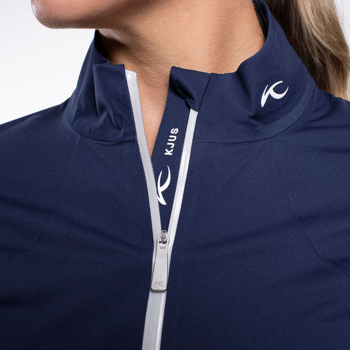 Kjus Women Rain Rescue 2.5L Jacket, Atlanta Blue, dámská golfová bunda