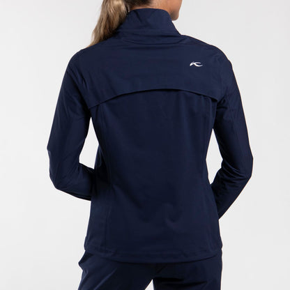 Kjus Women Rain Rescue 2.5L Jacket, Atlanta Blue, dámská golfová bunda