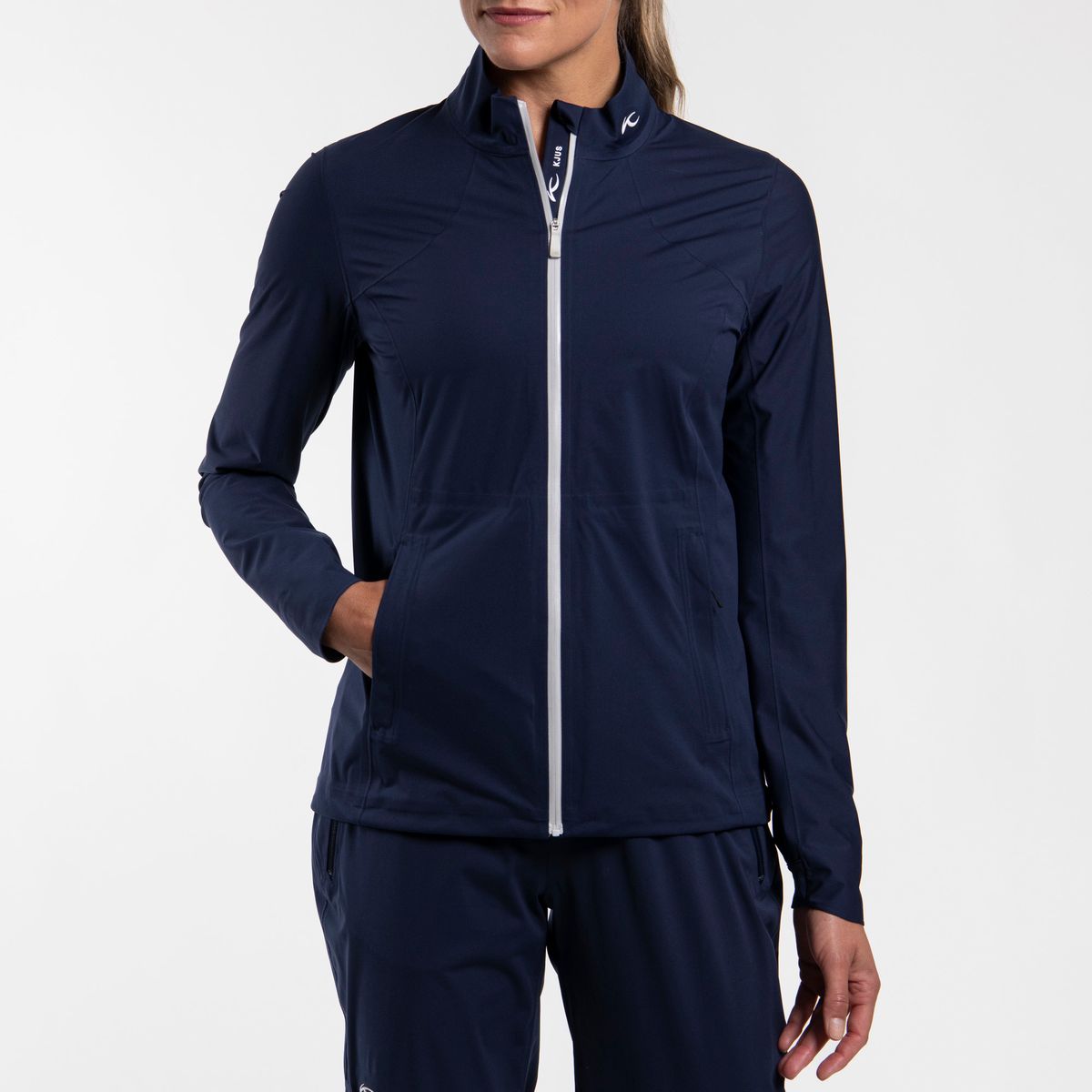 Kjus Women Rain Rescue 2.5L Jacket, Atlanta Blue, dámská golfová bunda