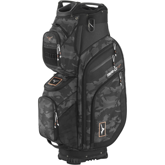 Mizuno BR-D4, Black Camo, Copper, golfový bag na vozík