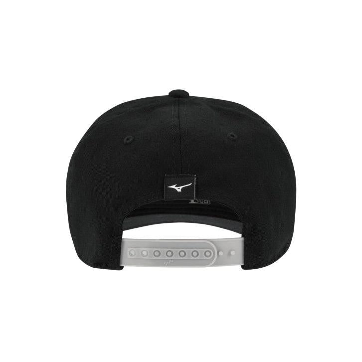 Mizuno Patch Snapback, černá pánská golfová kšiltovka