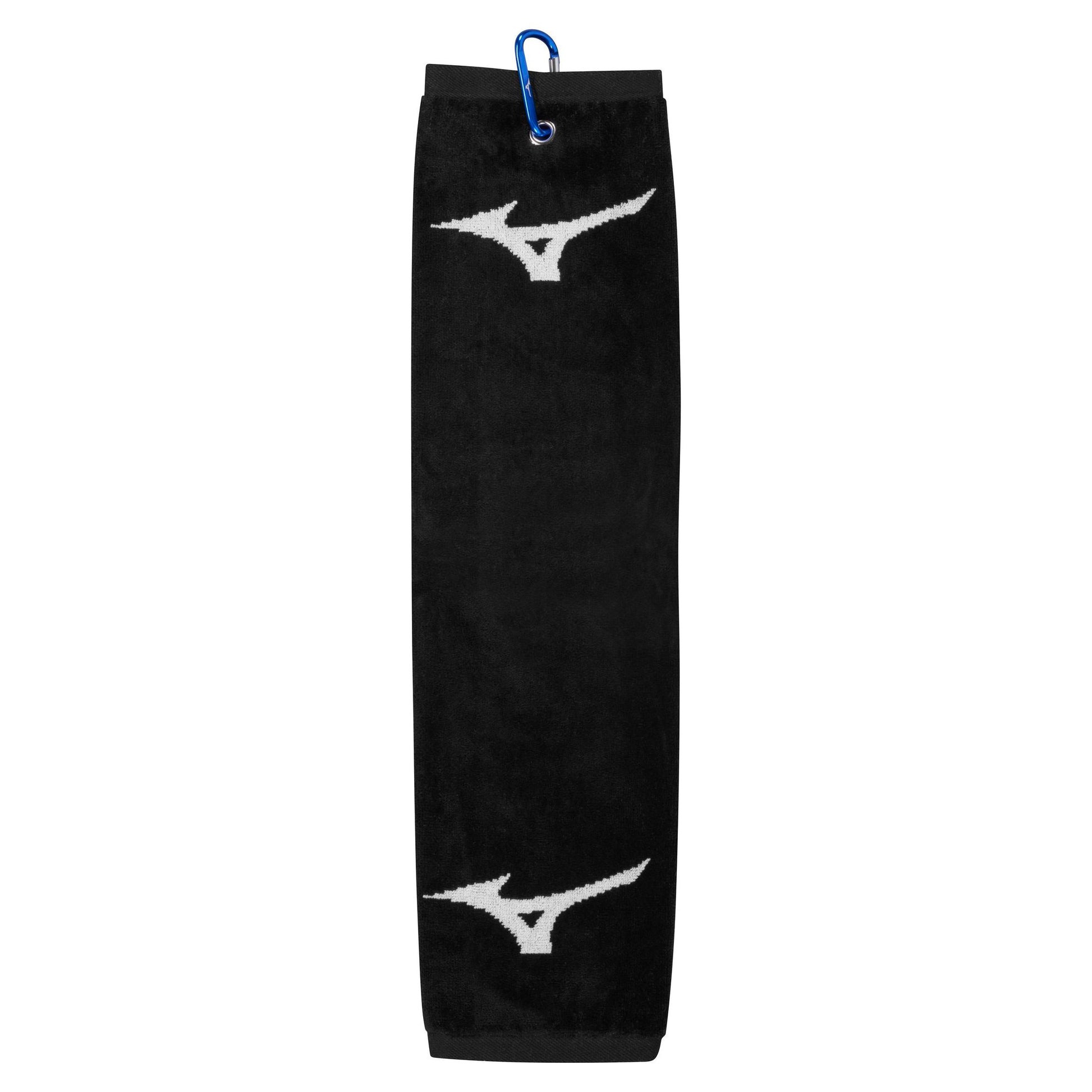 Mizuno Trifold, černý skládaný golfový ručník