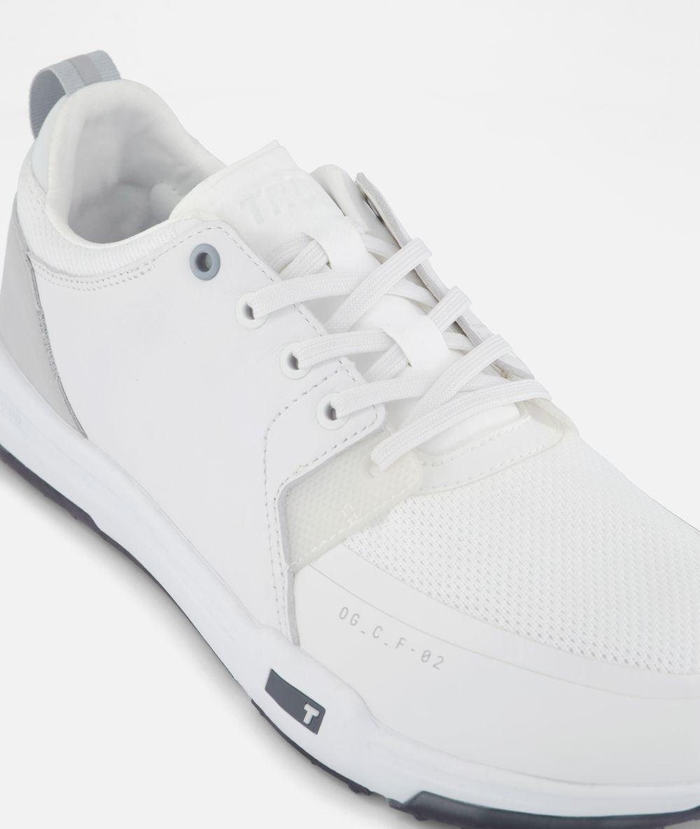 True OG Cush, Glacier, bílé barefoot pánské golfové boty, bez spikové