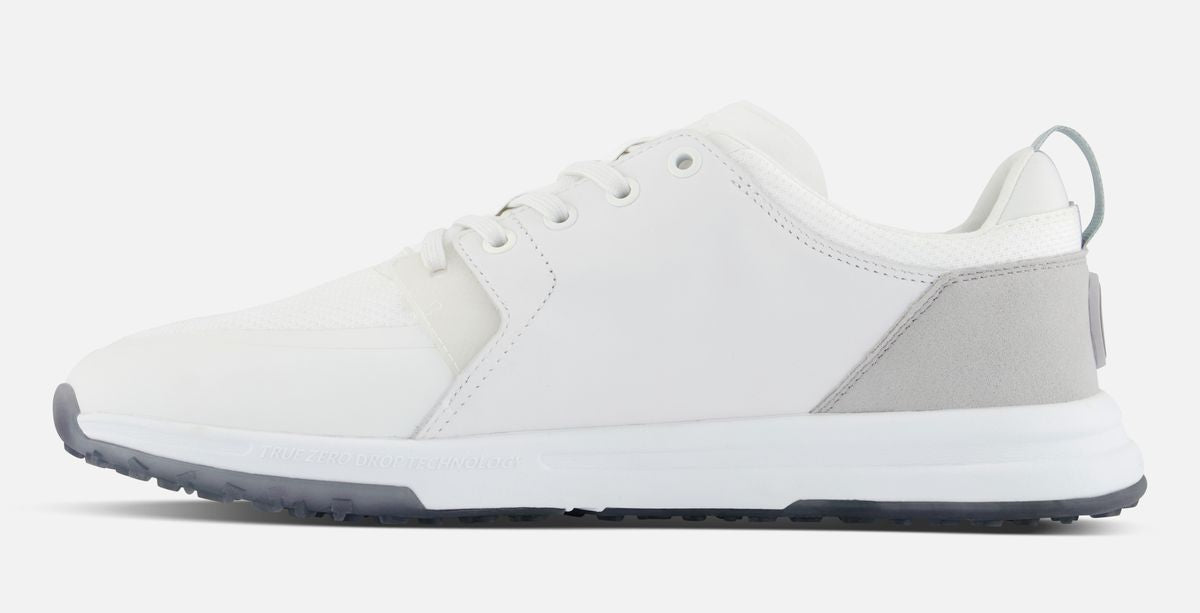 True OG Cush, Glacier, bílé barefoot pánské golfové boty, bez spikové