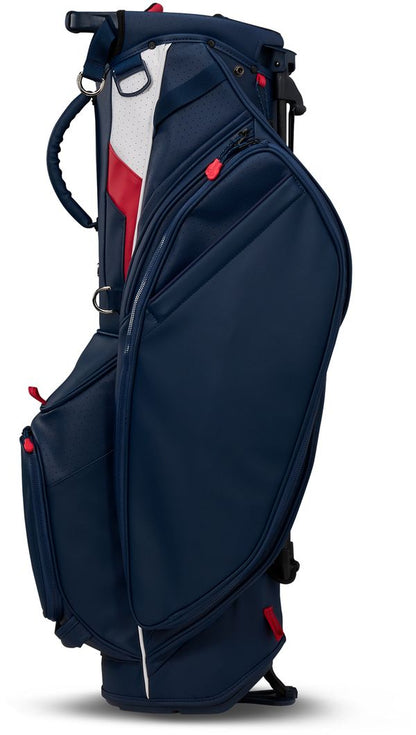 Ogio Shadow Stand, červený, bílý, modrý, prémiový golfový bag na nošení