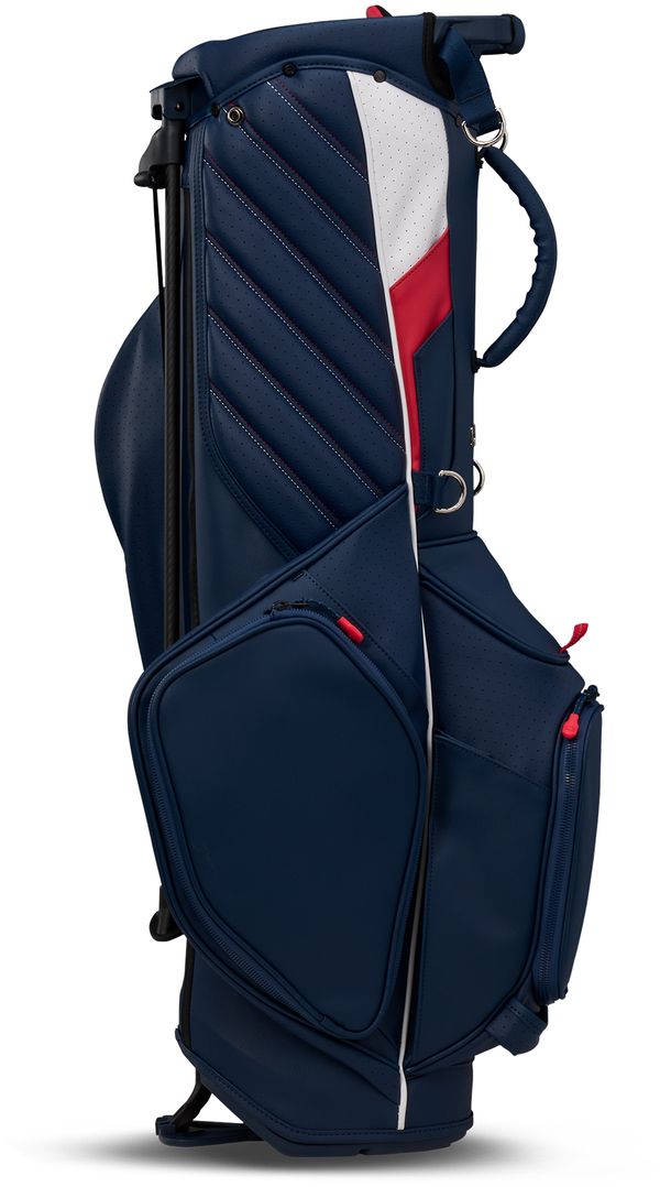 Ogio Shadow Stand, červený, bílý, modrý, prémiový golfový bag na nošení