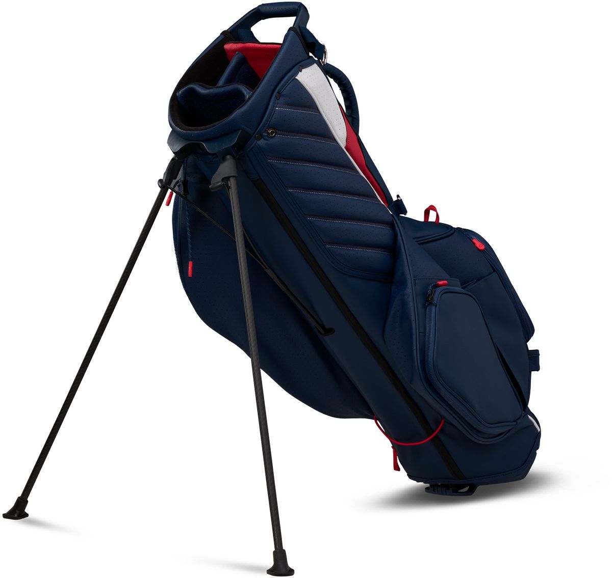 Ogio Shadow Stand, červený, bílý, modrý, prémiový golfový bag na nošení