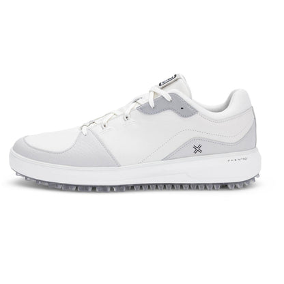 Payntr X Sport Classic LE, bílé stylové pánské bez spikové golfové boty