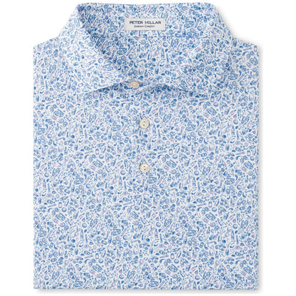 Peter Millar Bar For The Course Performance Jersey, pánské golfové tričko