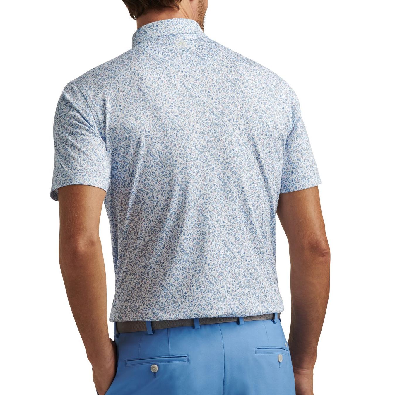 Peter Millar Bar For The Course Performance Jersey, pánské golfové tričko