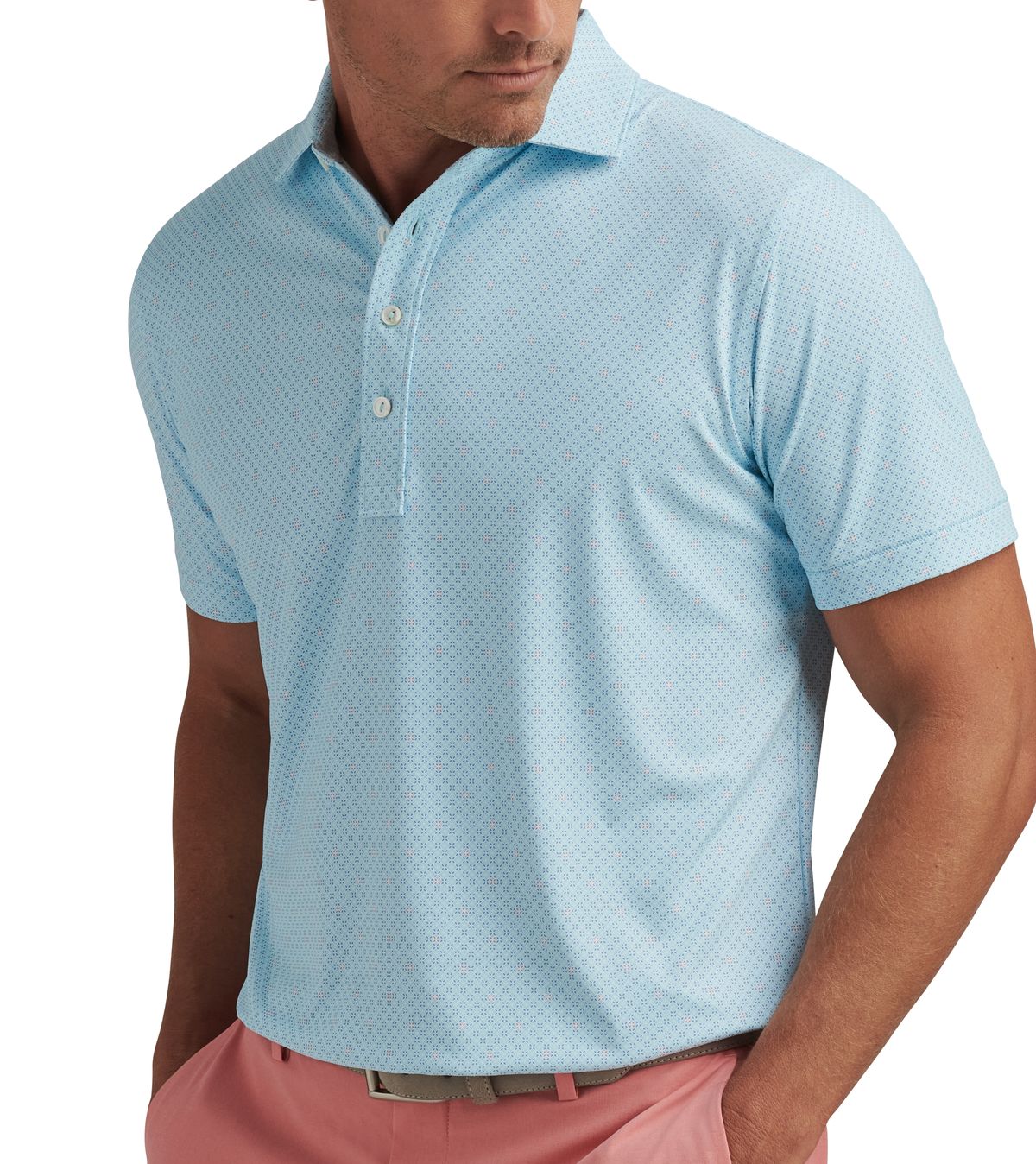 Peter Millar Bickett Performance Jersey, pánské golfové triko