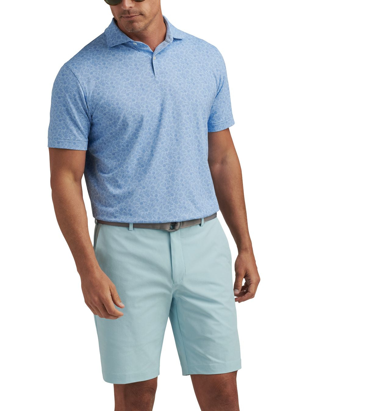 Peter Millar Botanical Performance Jersey, pánské golfové polo