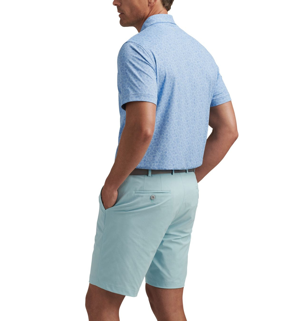 Peter Millar Botanical Performance Jersey, pánské golfové polo