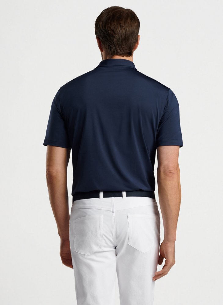 Peter Millar Clyde Performance Jersey Polo, Navy