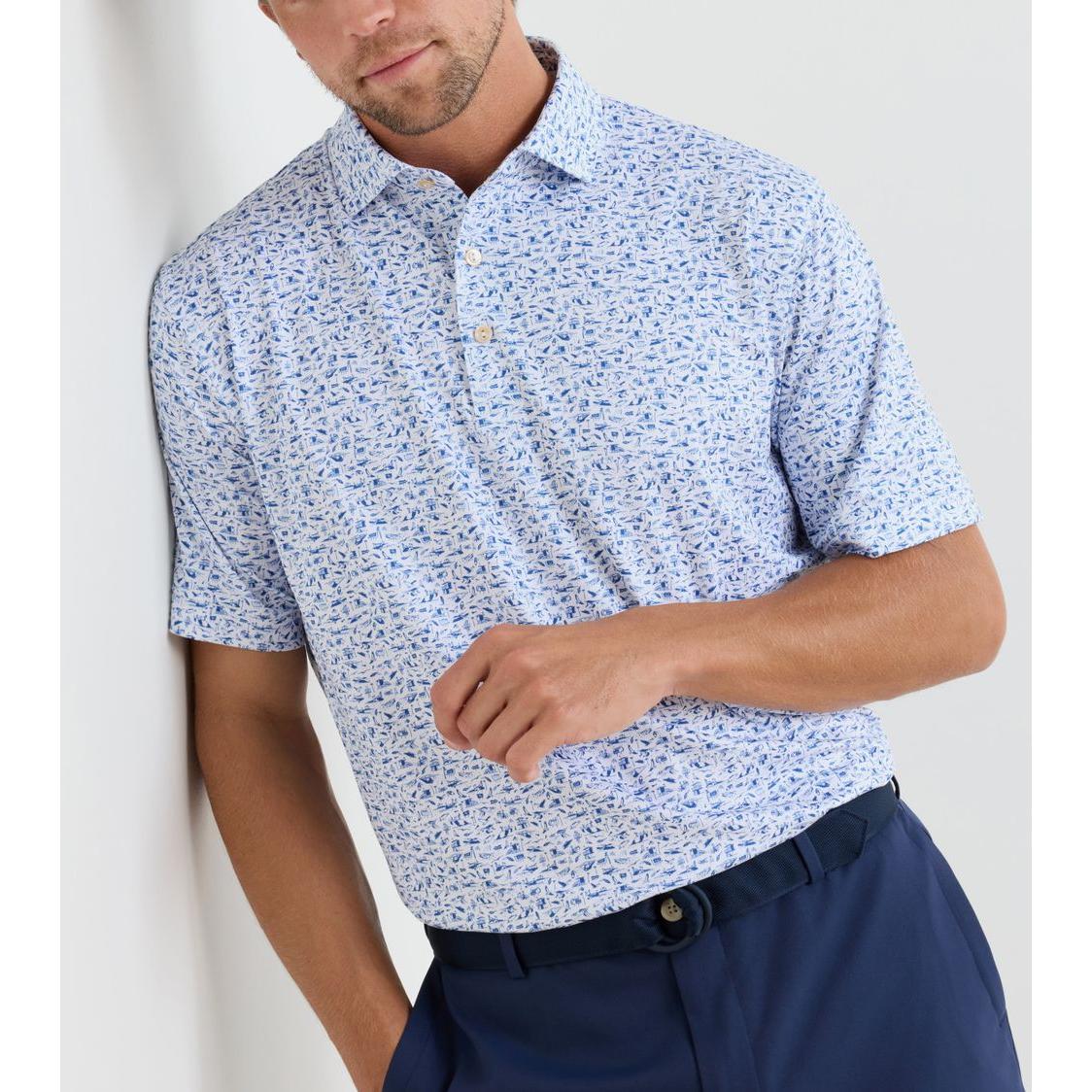 Peter Millar Coastline Polo, golfové tričko pro muže