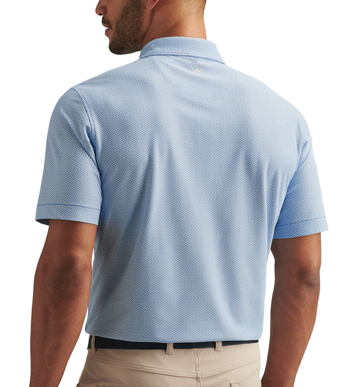 Peter Millar Costa Geo Performance Mesh, pánské golfové tričko