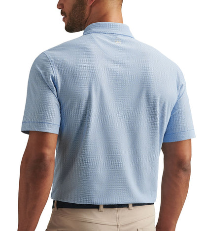 Peter Millar Costa Geo Performance Mesh, pánské golfové tričko