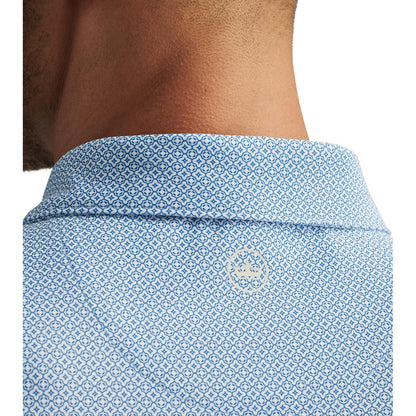 Peter Millar Costa Geo Performance Mesh, pánské golfové tričko