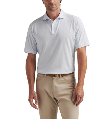 Peter Millar Crown Comfort Cotton Polo Polka Dot, bavlněné pánské golfové tričko