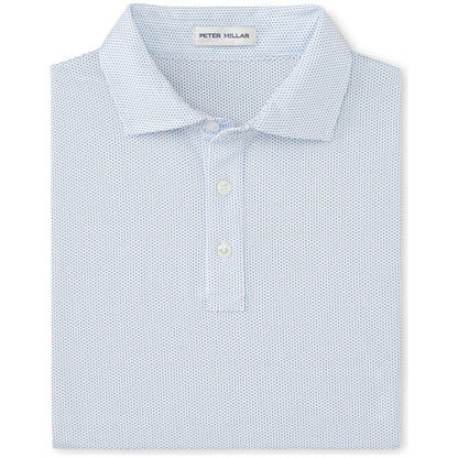 Peter Millar Crown Comfort Cotton Polo Polka Dot, bavlněné pánské golfové tričko