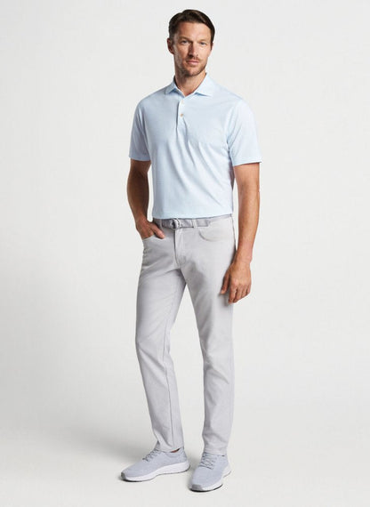 Peter Millar Hemlock Performance, White, Cabana Blue
