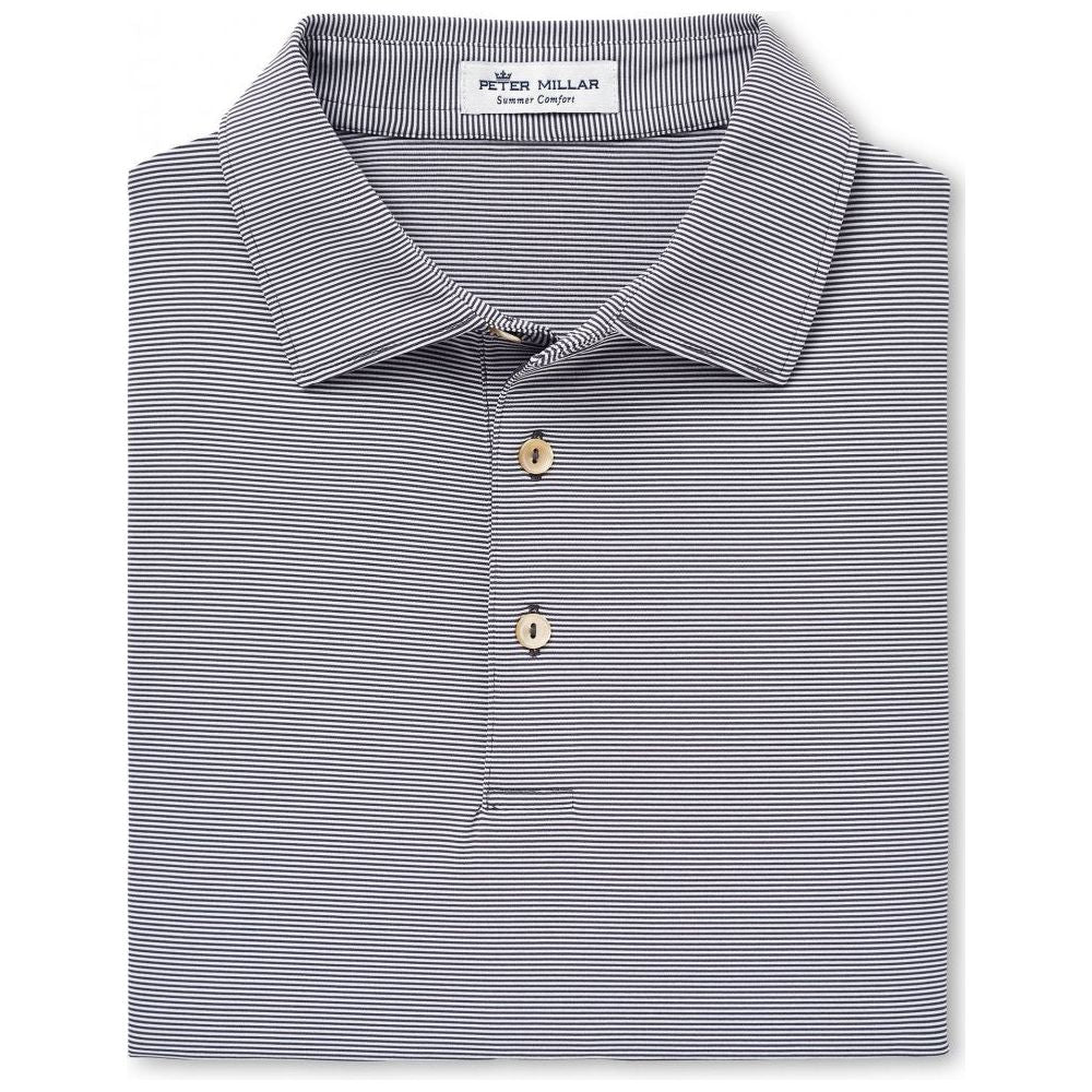 Peter Millar Jubilee Stripe Jersey Polo, Iron Peter Millar